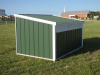 6x9 1/2 Enclosed Hunter Green / Brilliant White